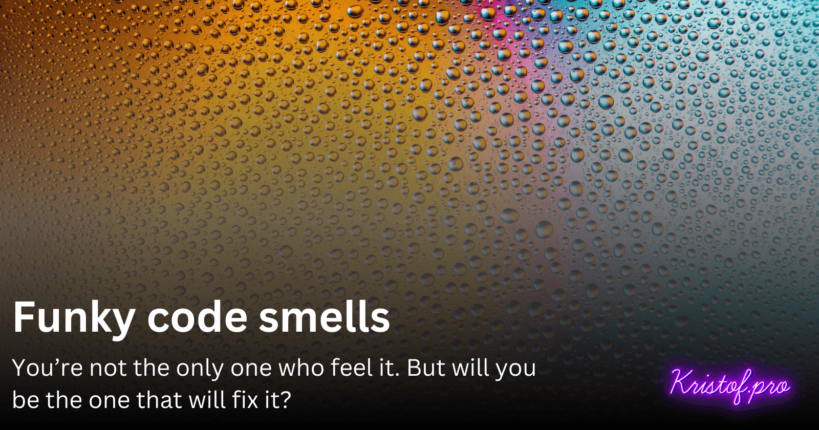 Funky code smells